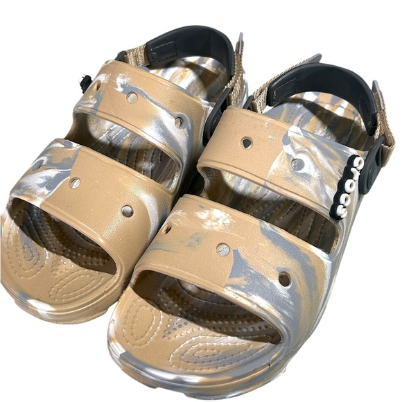 Crocs All-Terrain Sandals – Men’s Size 7 Tan Camo - Picture 1 of 5